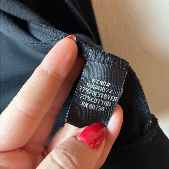 EUC Y2K BCBG Black Velvet Track Jacket (Size:M) - Picture 9 of 11